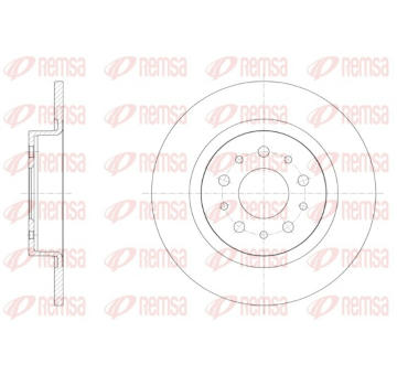 Brzdový kotouč REMSA 61558.00