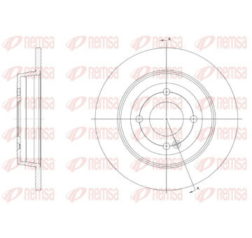 Brzdový kotouč REMSA 61570.00
