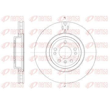 Brzdový kotouč REMSA 61576.10
