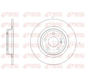 Brzdový kotouč REMSA 61578.00