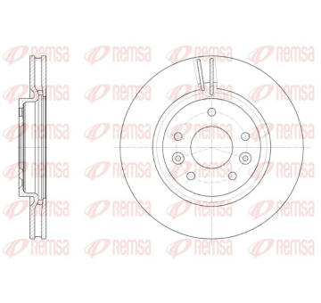 Brzdový kotouč REMSA 61581.10