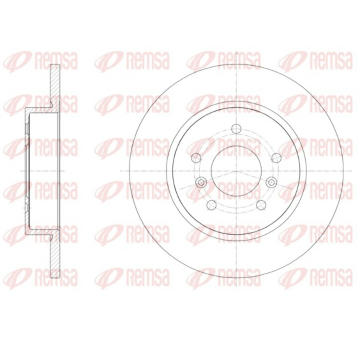 Brzdový kotouč REMSA 61582.00