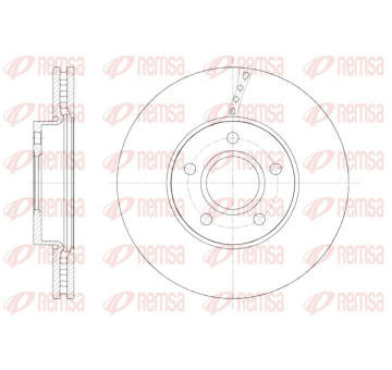 Brzdový kotouč REMSA 61588.10
