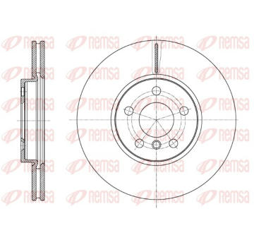 Brzdový kotouč REMSA 61596.10