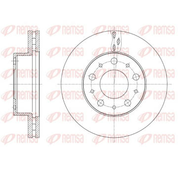 Brzdový kotouč REMSA 61600.10