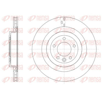 Brzdový kotouč REMSA 61612.10