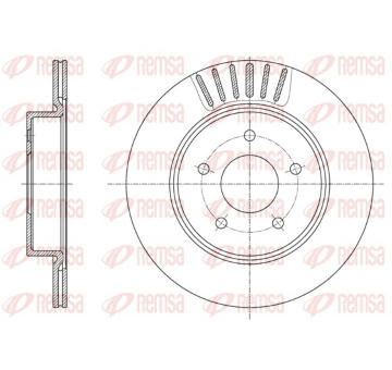 Brzdový kotouč REMSA 61623.10