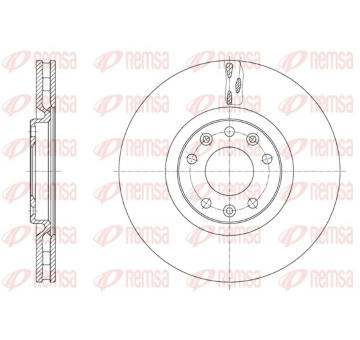 Brzdový kotouč REMSA 61628.10