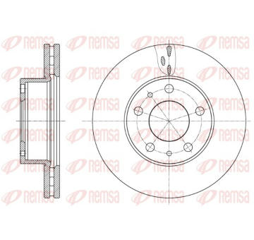 Brzdový kotouč REMSA 61637.10