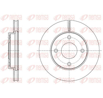 Brzdový kotouč REMSA 61716.10
