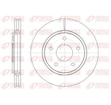 Brzdový kotouč REMSA 61724.10