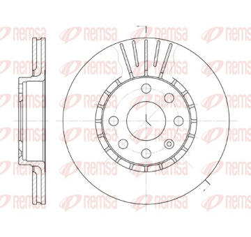 Brzdový kotouč REMSA 6174.10