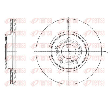 Brzdový kotouč REMSA 61754.10
