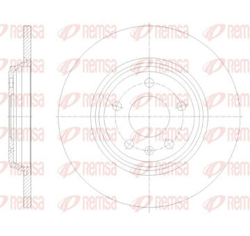 Brzdový kotouč REMSA 61771.00