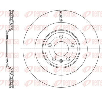 Brzdový kotouč REMSA 61774.10