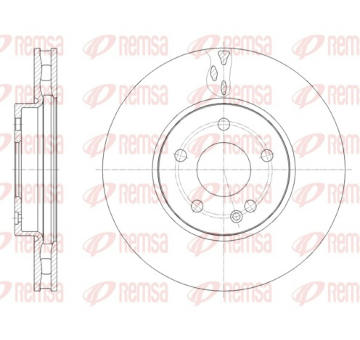 Brzdový kotouč REMSA 61788.10