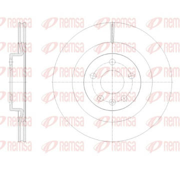 Brzdový kotouč REMSA 61798.10