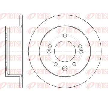 Brzdový kotouč REMSA 61802.00