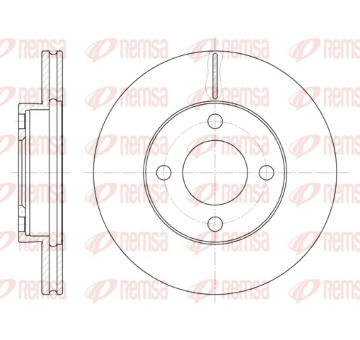 Brzdový kotouč REMSA 6185.10