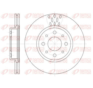 Brzdový kotouč REMSA 6189.10