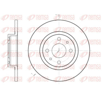 Brzdový kotouč REMSA 6191.00