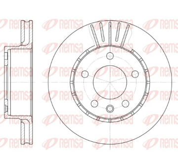 Brzdový kotouč REMSA 6202.10