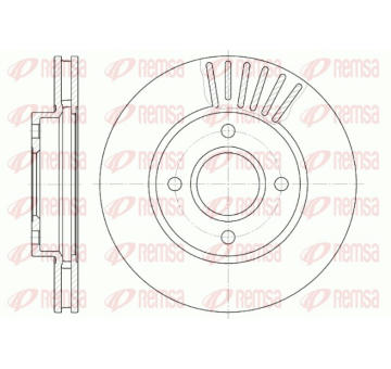 Brzdový kotouč REMSA 6211.10