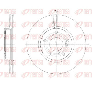 Brzdový kotouč REMSA 62112.10