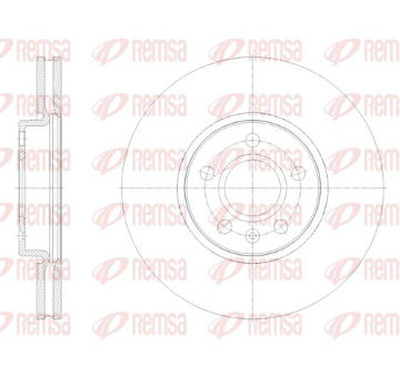 Brzdový kotouč REMSA 62124.10