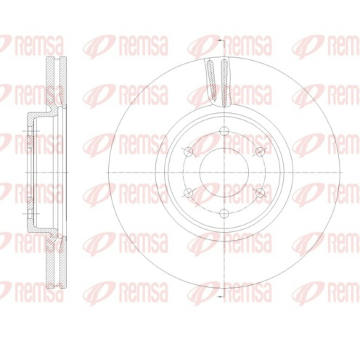 Brzdový kotouč REMSA 62136.10