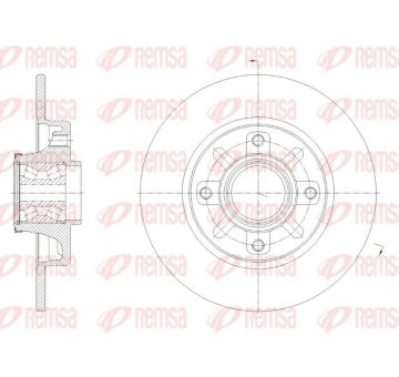 Brzdový kotouč REMSA 62137.20