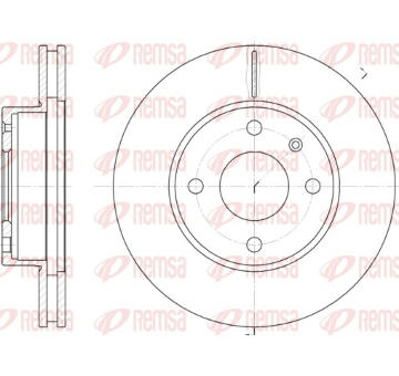 Brzdový kotouč REMSA 6215.10