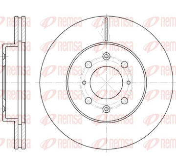 Brzdový kotouč REMSA 6224.10