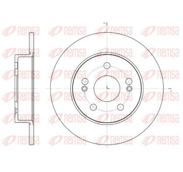 Brzdový kotouč REMSA 6239.01