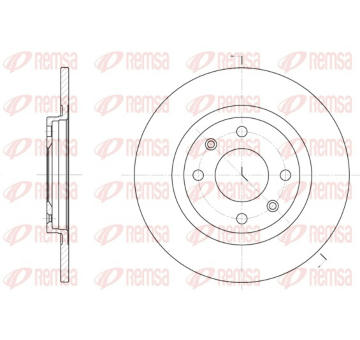 Brzdový kotouč REMSA 6241.01