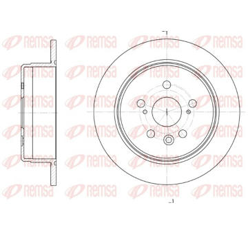 Brzdový kotouč REMSA 6245.00