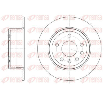 Brzdový kotouč REMSA 6249.00
