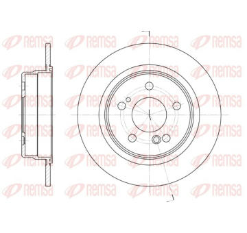 Brzdový kotouč REMSA 6271.00