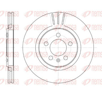 Brzdový kotouč REMSA 6293.10