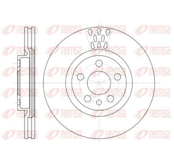 Brzdový kotouč REMSA 6305.11