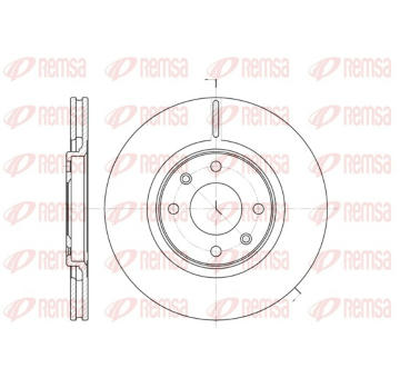 Brzdový kotouč REMSA 6306.10