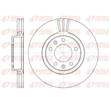 Brzdový kotouč REMSA 6307.10