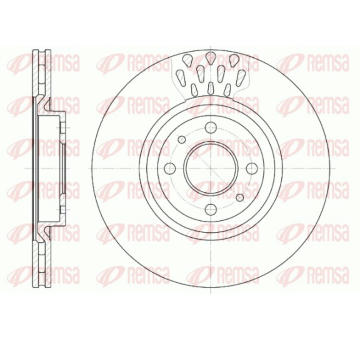 Brzdový kotouč REMSA 6315.10