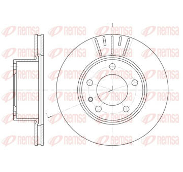 Brzdový kotouč REMSA 6317.10