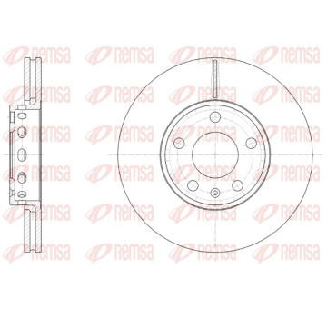 Brzdový kotouč REMSA 6328.10