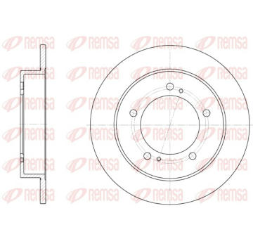 Brzdový kotouč REMSA 6331.00