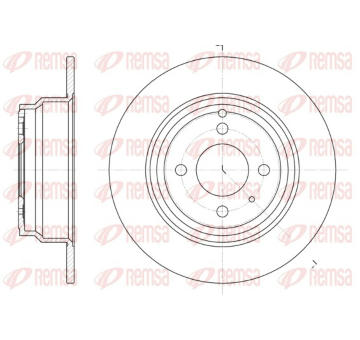 Brzdový kotouč REMSA 6335.00