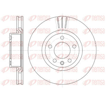 Brzdový kotouč REMSA 6339.10