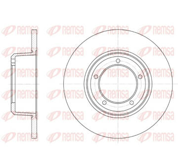 Brzdový kotouč REMSA 6341.00