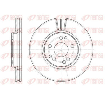 Brzdový kotouč REMSA 6344.10